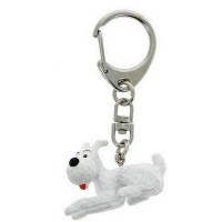 Lying Down Snowy Keyring