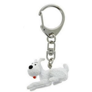 Porte-clé Milou Couché