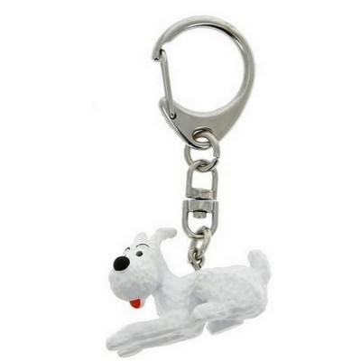 Lying Down Snowy Keyring