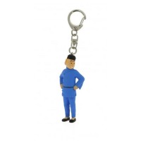Tintin Blue Lotus Keyring