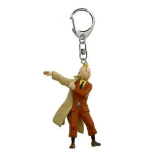 Tintin Trench Keyring