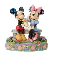 Mickey et Minnie au Printemps Disney Tradition Jim Shore