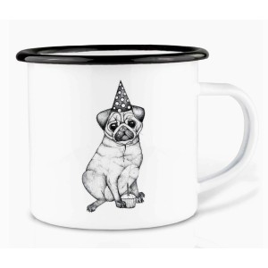 Pug en Fête Tasse Camping Ligarti