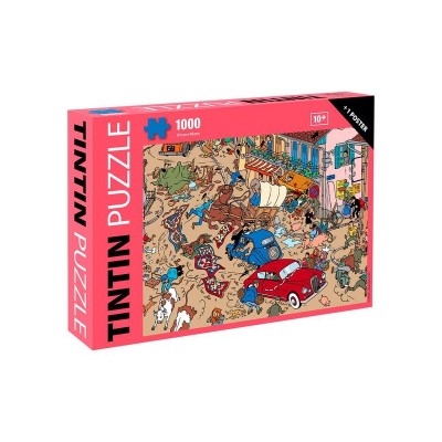 Puzzle Tintin Accident on the Square
