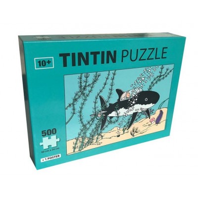 Shark Submarine Puzzle Tintin 