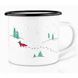 Le Renard en Hiver Tasse Camping Ligarti