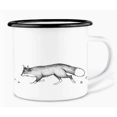 Le Renard et l'Oie Tasse Camping Ligarti