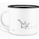Le Renard et l'Oie Tasse Camping Ligarti