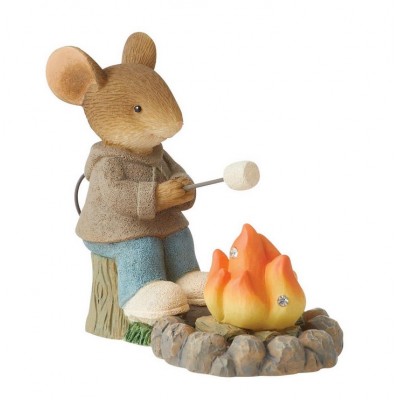 Roasting Marshmallow Mouse Tails with Heart