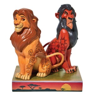 Simba et Scar Jim Shore Disney Tradition