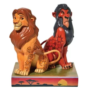Simba et Scar Jim Shore Disney Tradition