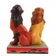 Simba et Scar Jim Shore Disney Tradition