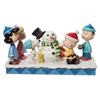 Snoopy et Ses Amis Bonhomme de Neige Peanuts Jim Shore