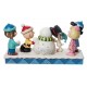 Snoopy et Ses Amis Bonhomme de Neige Peanuts Jim Shore