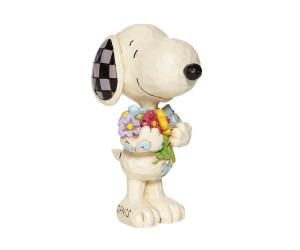 Snoopy Bouquet de Fleurs Jim Shore Peanuts