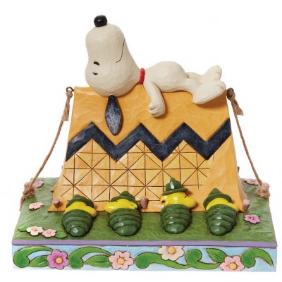 Snoopy Camping Jim Shore Peanuts Collection