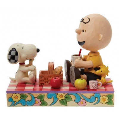 Snoopy and Charlie Picnic Jim Shore Peanuts