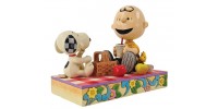 Snoopy et Charlie Brown Pique-Nique Peanuts Jim Shore