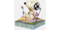 Snoopy in Flowers Peanuts Jim Shore