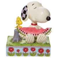 Snoopy et Woodstock Melon Jim Shore Peanuts