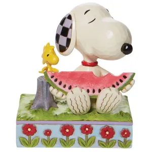 Snoopy and Woodstock Watermelon Jim Shore Peanuts