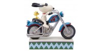 Snoopy and Woodstock Riding Moto Jim Shore Peanuts