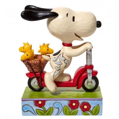 Snoopy Scooter Jim Shore Peanuts Collection