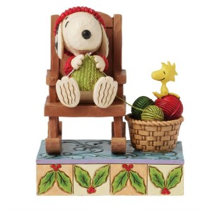 Snoopy Knits Peanuts Jim Shore