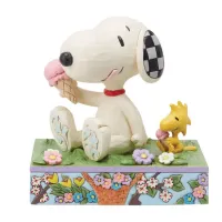 Snoopy et Woodstock Crème Glacée Peanuts Jim Shore