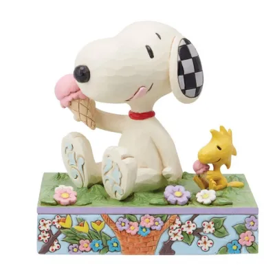 Snoopy et Woodstock Crème Glacée Peanuts Jim Shore