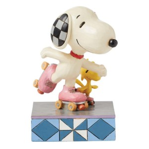 Snoopy and Woodstock Roller Skating Peanuts Jim Shore