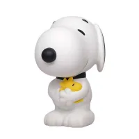 Snoopy et Woodstock Tirelire en Vinyle