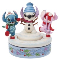 Stitch et Angel Bonhomme de Neige Disney Tradition Jim Shore