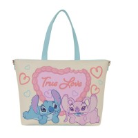 Stitch et Angel True Love Sac Shopping Loungefly