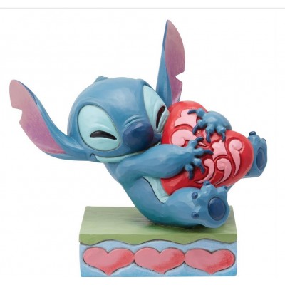 Stitch with Heart Jim Shore Disney Tradition
