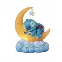 Stitch and Scrump on the Moon Jim Shore Disney Tradition