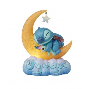 Stitch et Scrump Lune Jim Shore Disney Tradition