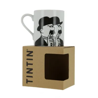 Tasse Dupont et Dupond Blanche et Noire - Produit Tintin