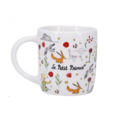 Tasse Expresso Le Petit Prince Fleurs et Animaux