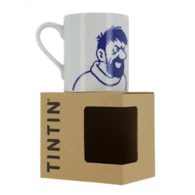Haddock Mug White and Blue - Tintin Product