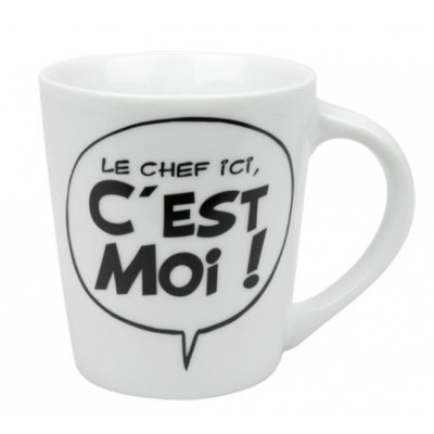 Porcelain Mug Le Chef Ici C'Est Moi