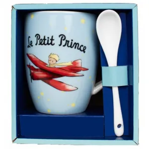 Mug Plane with Spoon The Little Prince