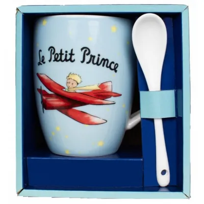 Mug Plane with Spoon The Little Prince