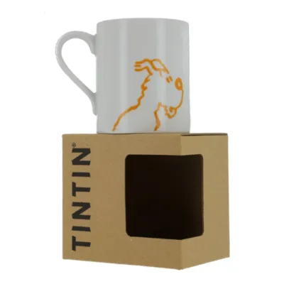 Tasse Milou Blanche et Jaune - Produit Tintin