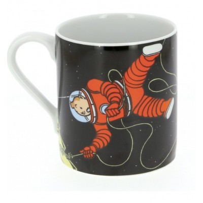 Mug Tintin and Haddock Astronauts