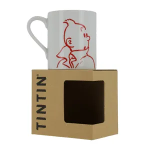 Tasse Tintin Blanche et Rouge 