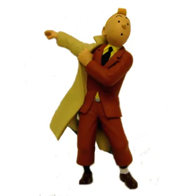 Tintin en Trench Figurine en PVC 