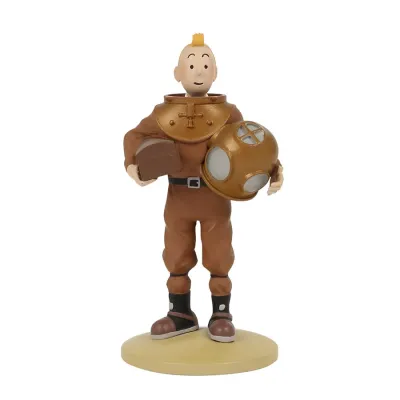 Tintin Scaphandre Figurine en Résine