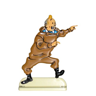 Red Rackham's Treasure Tintin Metal Figurine 