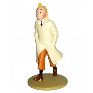 Tintin en Trench Figurine en Résine